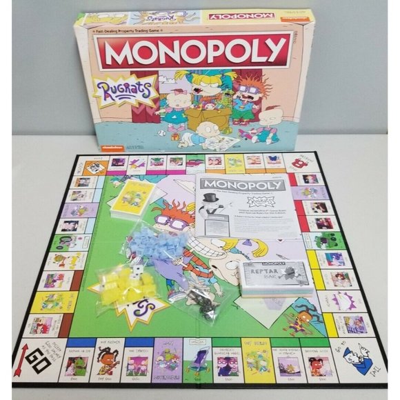 Nickelodeon Rugrats Monopoly Board Game New Damaged Box - Picture 5 of 8